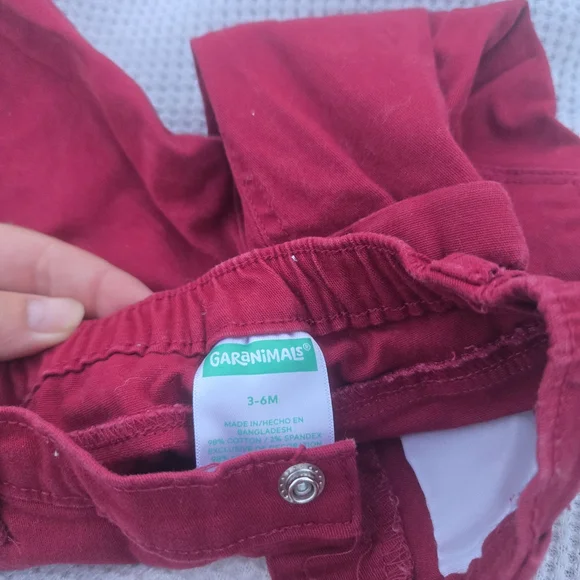 Garanimals Kids Cherry Red Casual Pants - Picture 4 of 4